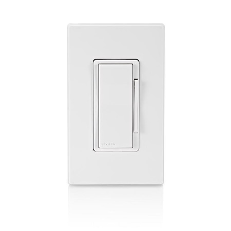 Leviton Leviton Decora White Toggle Smart-Enabled Dimmer Switch 1 pk DN6HD-1RW